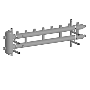 Распределительный коллектор с гидрострелкой 65 кВт KG-65-5(1)-2(1)-2