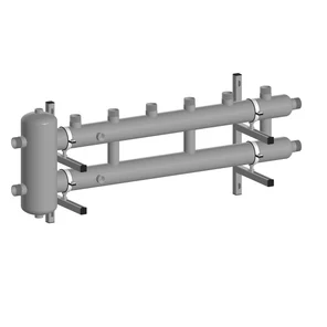 Распределительный коллектор с гидрострелкой 65 кВт KG-65-4(1)-2(1)-1